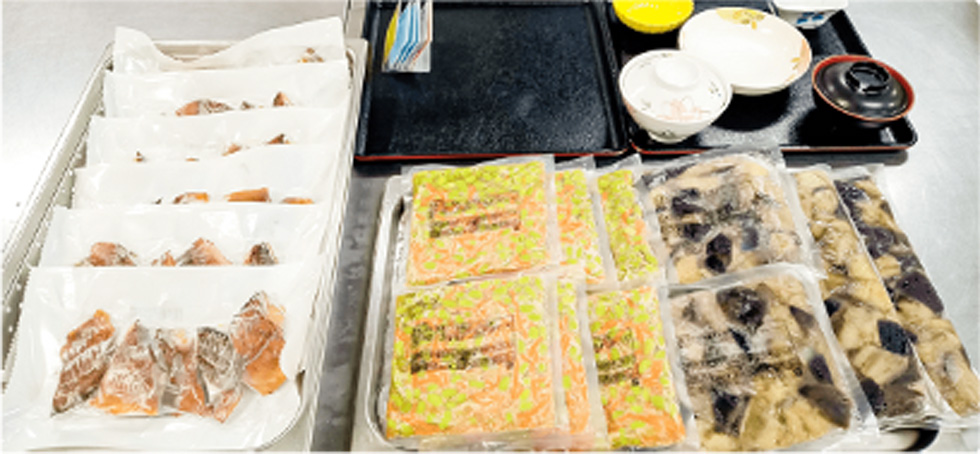 真空冷凍の状態のお届け